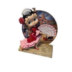 Danbury Mint Betty Boop 2002 Limited Edition “Senorita” Figurine And Plate A2765